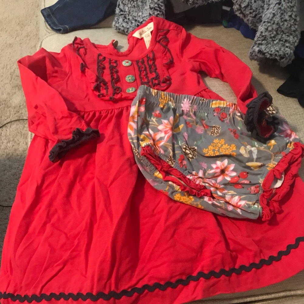 18/24 m Matilda Jane dress and bloomers